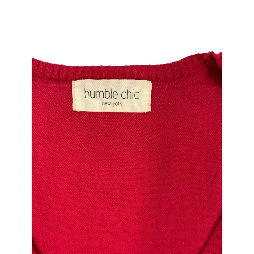 Humble Chic Women's Hot Pink Light Sweater - Picture 3 of 6